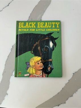 Vintage 1952 Black Beauty Retold for Little Children - Wonder Books